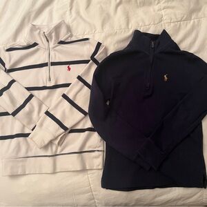 Polo by Ralph Lauren Boys’ Striped and Solid Half-Zip Shirts bundle